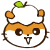 kreslený škrečok